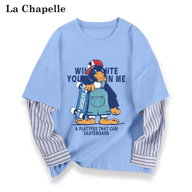 เสื้อยืดเด็ก La Chapelle แขนยาว สั่งได้ขนาด 110-160