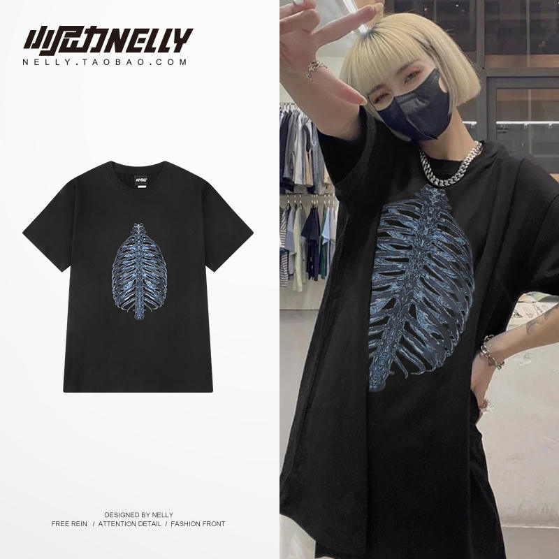 เสื้อยืดคอกลม ผู้ชาย เสื้อยืดผู้ชายเกาหลี เสื้อยืดเกาหลี แบรนด์ NELLY