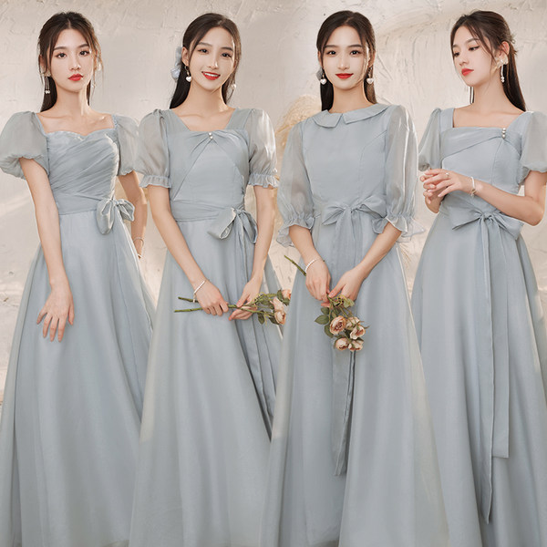 ชุดเพื่อนเจ้าสาวสีเทา