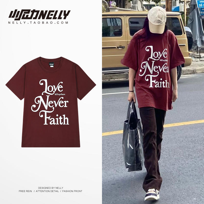 เสื้อยืดคอกลม ผู้ชาย เสื้อยืดผู้ชายเกาหลี เสื้อยืดเกาหลี แบรนด์ NELLY
