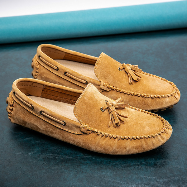 รองเท้าหนังผู้ชาย มีไซส์39-44 รองเท้าโลฟเฟอร์ชาย Slip-On Shoes