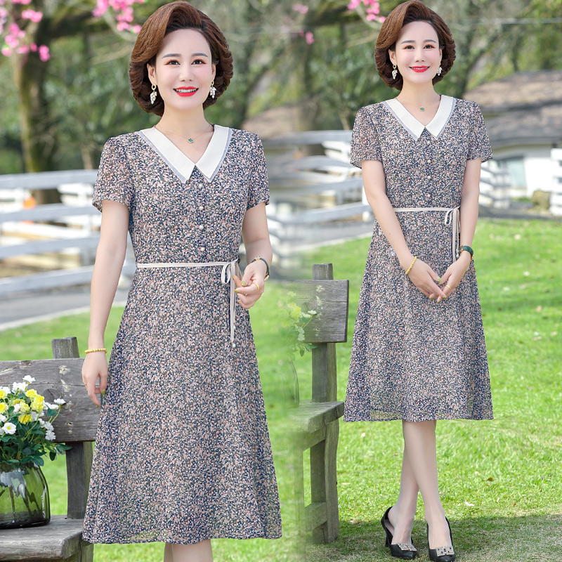 เดรสวัยผู้ใหญ่40-60ปี เดรสคุณแม่ ชุดเดรสทำงานวัยผู้ใหญ่ แบรนด์ MAMA DRESS