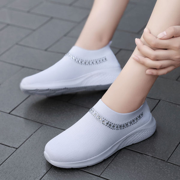 รองเท้าผ้าใบ รองเท้าลำลอง รองเท้าผ้าใบลำลอง รองเท้าแฟชั่นแบบสวม Slipper Shop