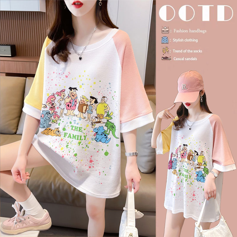เสื้อยืดคนอ้วนแบบโอเวอร์ไซส์แบบ ulzzang fashion สนใจทักแชท