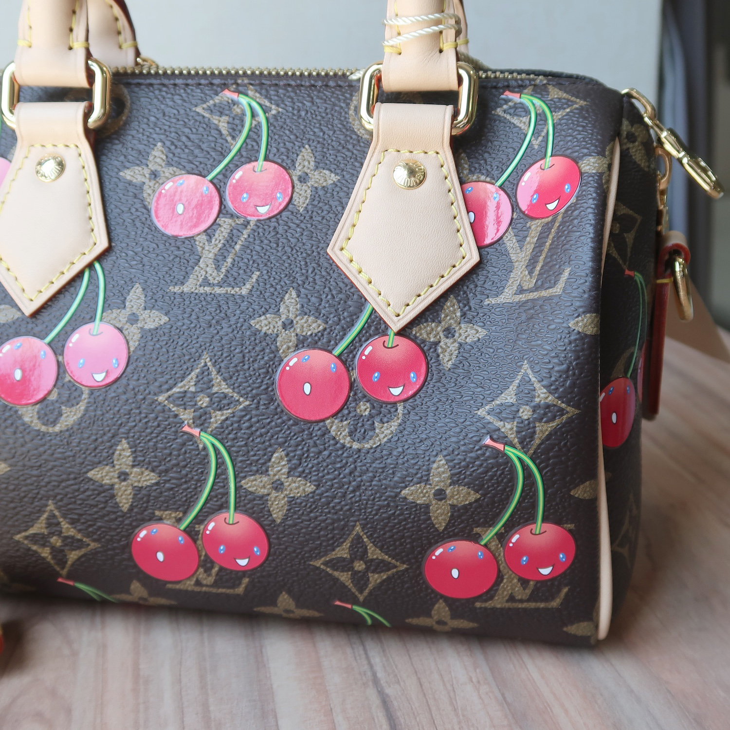 Louis Vuitton X Murakami Monogram Cherry Speedy 20 Ban"
