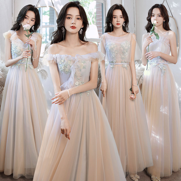 ชุดเพื่อนเจ้าสาวสีครีม