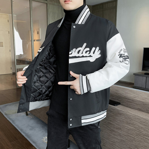 เสื้อแจ็คเก็ตเบสบอล เสื้อคลุม เสื้อแขนยาวสไตล์เกาหลี