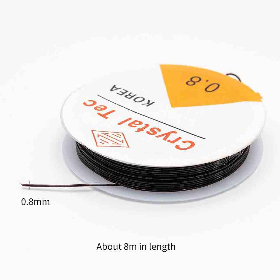 เอ็นยืดร้อยลูกปัด Crystal Tec ขนาด 0.8