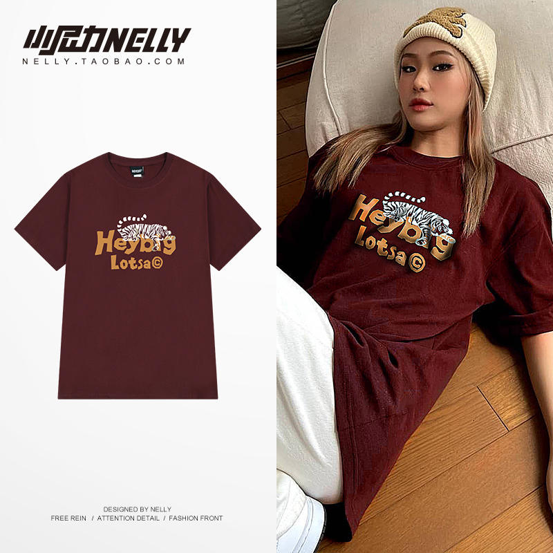 เสื้อยืดคอกลม ผู้ชาย เสื้อยืดผู้ชายเกาหลี เสื้อยืดเกาหลี แบรนด์ NELLY