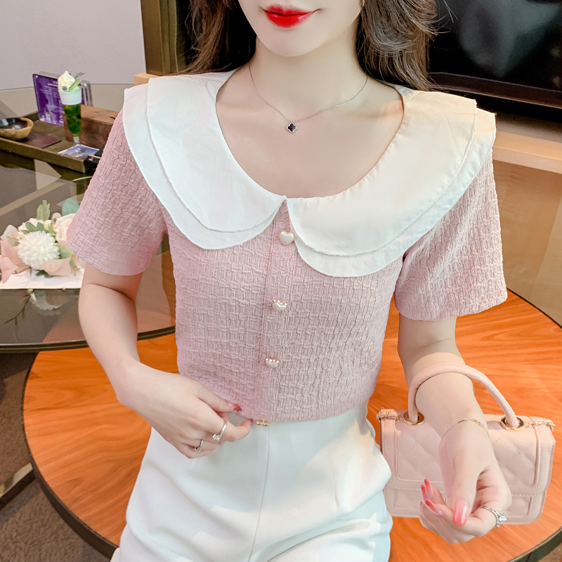 เสื้อผ้าวัยรุ่นเกาหลี เสื้อยืดวัยรุ่นผู้หญิง มีขนาด S M L XL