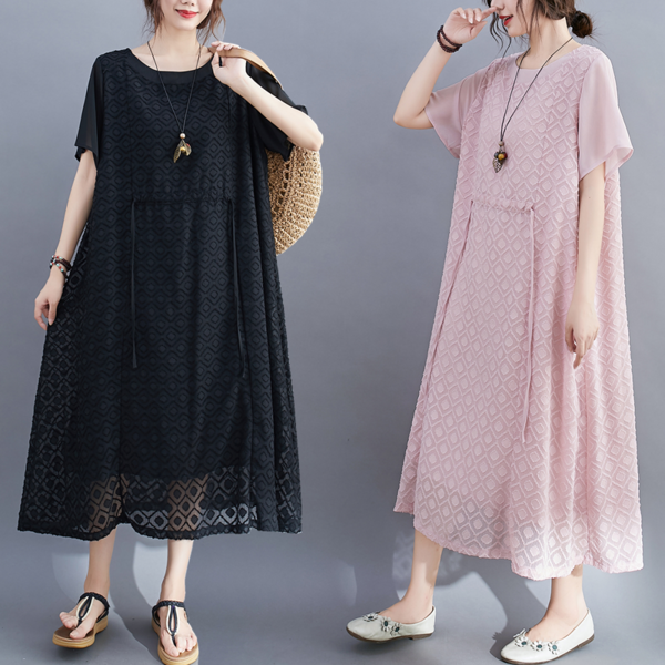 เสื้อผ้าฝ้าย เสื้อผ้าลินิน สไตล์ฤดูร้อน BY Lian Zhi Cotton and linen art สไตล์VINTAGE มีขนาดไซส์อกประมาณ 35-40 นิ้ว