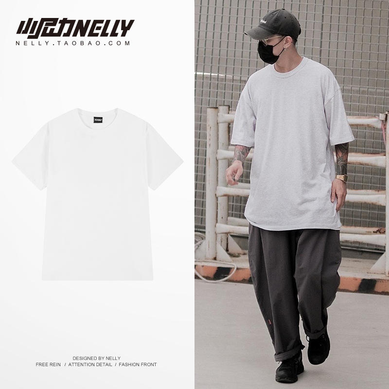 เสื้อยืดคอกลม ผู้ชาย เสื้อยืดผู้ชายเกาหลี เสื้อยืดเกาหลี แบรนด์ NELLY