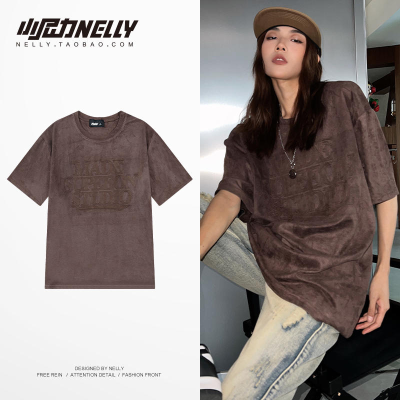 เสื้อยืดคอกลม ผู้ชาย เสื้อยืดผู้ชายเกาหลี เสื้อยืดเกาหลี แบรนด์ NELLY