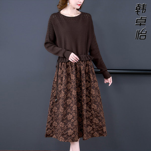 เดรสวัยผู้ใหญ่40-60ปี เดรสคุณแม่ ชุดเดรสทำงานวัยผู้ใหญ่ แบรนด์ MAMA DRESS
