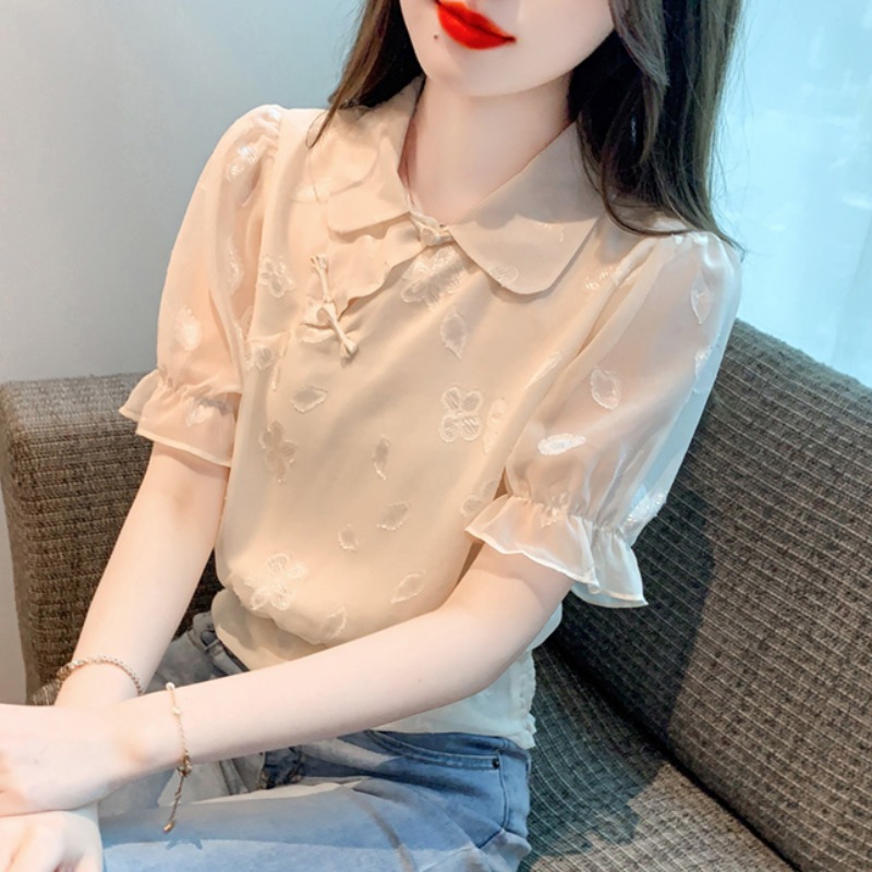 เสื้อเชิ้ตผู้หญิงแขนยาว เสื้อเชิ้ตผู้หญิงใส่ทํางาน 390 บาทต่อชิ้น ฟรีค่าจัดส่ง