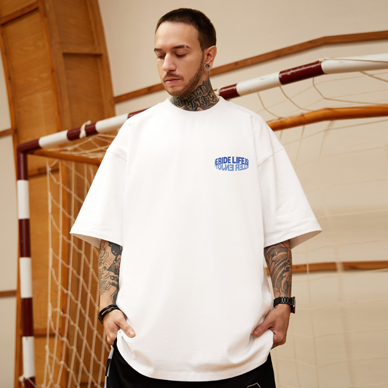 เสื้อยืดผู้ชายอ้วน S-5XL(อกเสื้อ39-51นิ้ว)