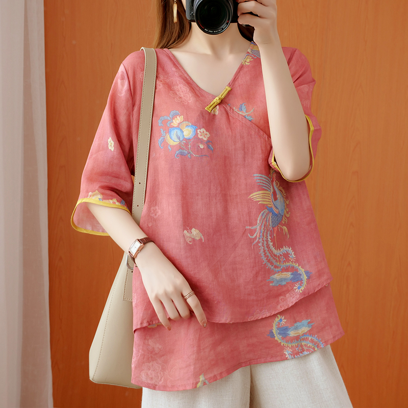 เสื้อลินิน เสื้อผ้าฝ้ายลินิน เสื้อเชิ้ตผ้าลินิน