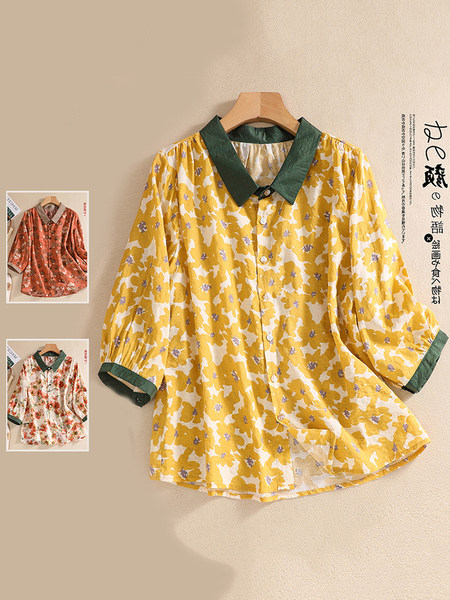 เสื้อลินิน เสื้อผ้าฝ้ายลินิน เสื้อเชิ้ตผ้าลินิน