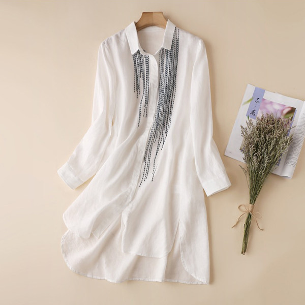 เสื้อลินิน แบบเสื้อสวยๆ เสื้อผ้าฝ้ายลินิน เสื้อเชิ้ตผ้าลินิน BY LININ