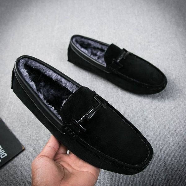 รองเท้าหนังผู้ชาย มีไซส์39-44 รองเท้าโลฟเฟอร์ชาย Slip-On Shoes
