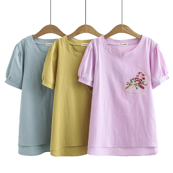 เสื้อลินินสไตล์ผู้ใหญ่ เสื้อคุณแม่ เสื้อผู้ใหญ่ แบรนด์ LININ