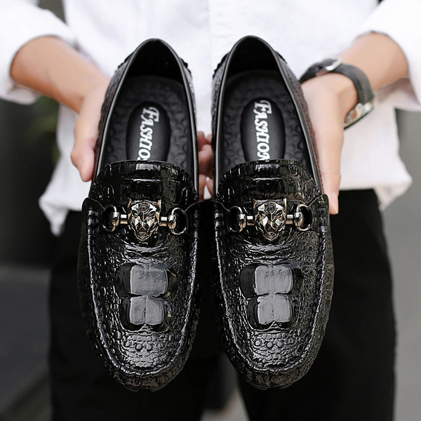 รองเท้าหนังผู้ชาย มีไซส์39-44 รองเท้าโลฟเฟอร์ชาย Slip-On Shoes