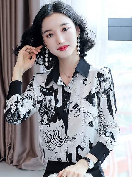 เสื้อเชิ้ตแฟชั่น เสื้อเชิ้ตชีฟอง เสื้อเชิ้ตลูกไม้ เสื้อเชิ้ตลายสวยๆ Chiffon blouse