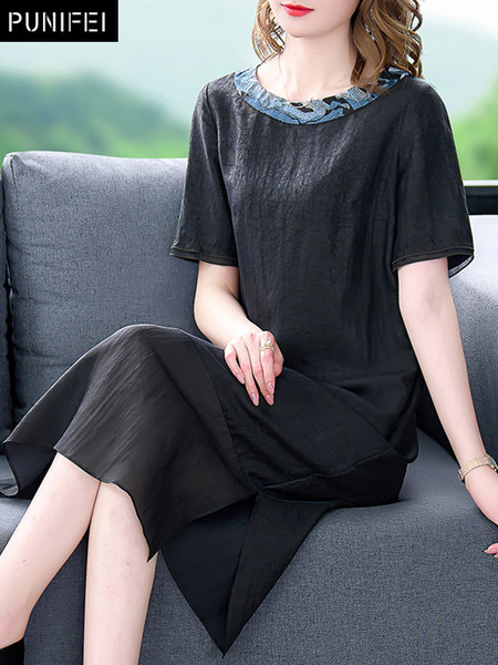 เดรสวัยผู้ใหญ่40-60ปี เดรสคุณแม่ ชุดเดรสทำงานวัยผู้ใหญ่ แบรนด์ MAMA DRESS