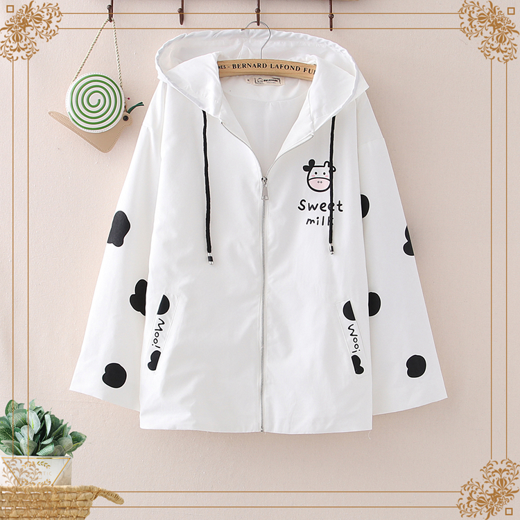 เสื้อกันหนาว เสื้อแจ็กเก็ตสไตล์ญี่ปุ่น น่ารัก สั่งเลย ส่งฟรีEMS