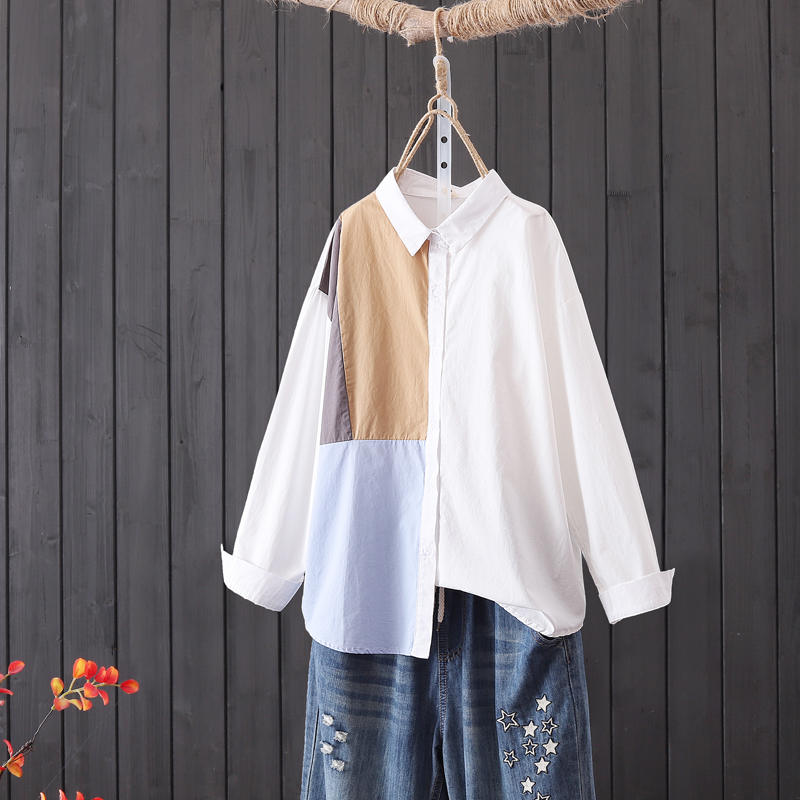 แบบเสื้อสวยๆ เสื้อผ้าฝ้ายลินิน เสื้อเชิ้ตผ้าลินิน