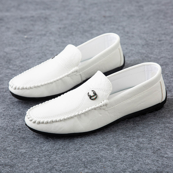 รองเท้าโลฟเฟอร์ชาย รองเท้าผู้ชาย รองเท้าแฟชั่นชาย รองเท้าหนังผู้ชาย Men Loafer Slip-On Shoes