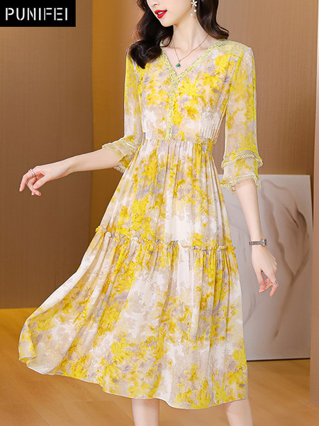 เดรสวัยผู้ใหญ่40-60ปี เดรสคุณแม่ ชุดเดรสทำงานวัยผู้ใหญ่ แบรนด์ MAMA DRESS