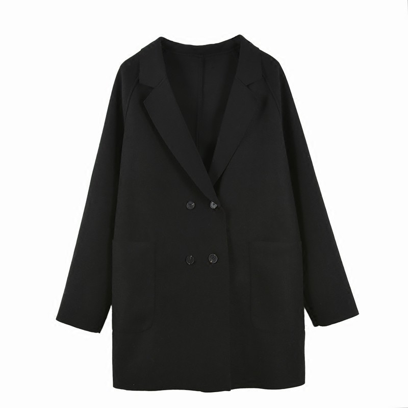 เสื้อโค้ทคลุม สไตล์เกาหลี ผ้าดีทิ้งตัวมีน้ำหนัก กันลมได้ดี เหมาะใส่ไปอากาศไม่หนาวมาก แบบน่ารักเกาหลีสุดๆ (ในไทยใส่ในห้องแอร์ได้น้า) same pic