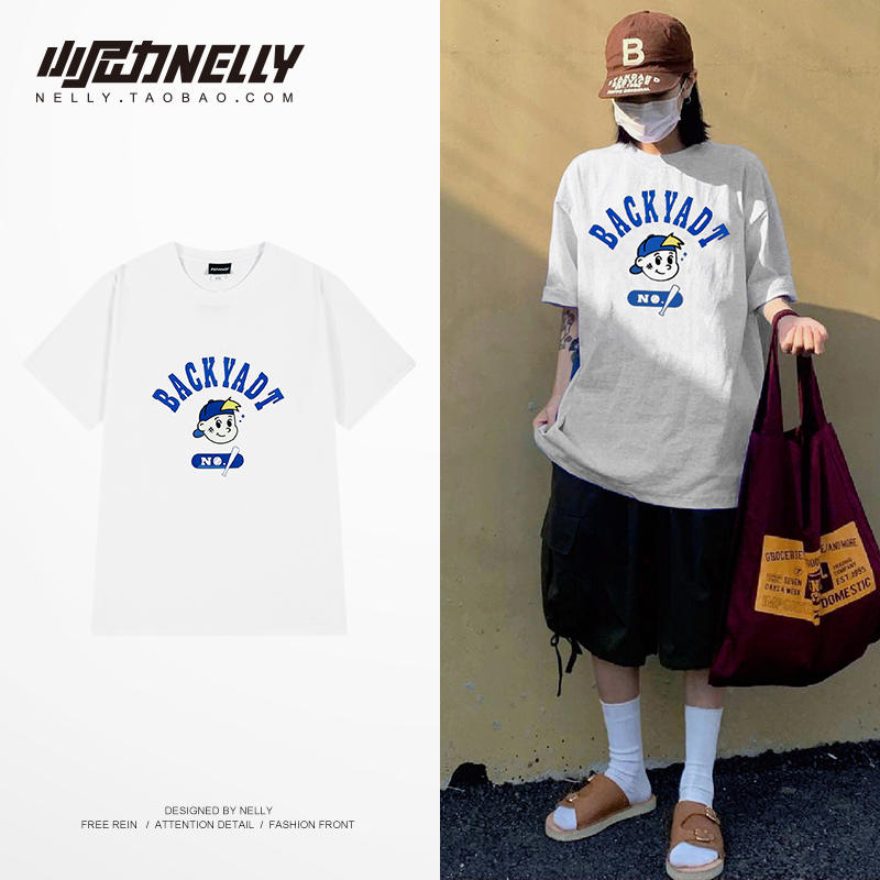 เสื้อยืดคอกลม ผู้ชาย เสื้อยืดผู้ชายเกาหลี เสื้อยืดเกาหลี แบรนด์ NELLY