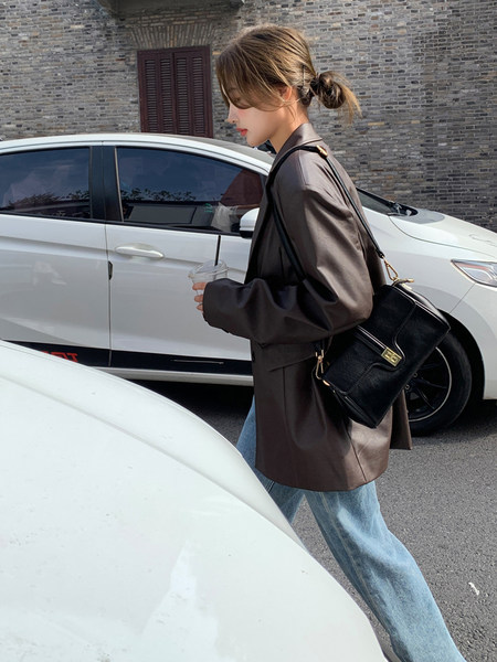 เสื้อโค้ท เสื้อโค้ทกันหนาว เสื้อโค้ทใส่เที่ยวต่างประเทศ ยี่ห้อ: Qianziqian
