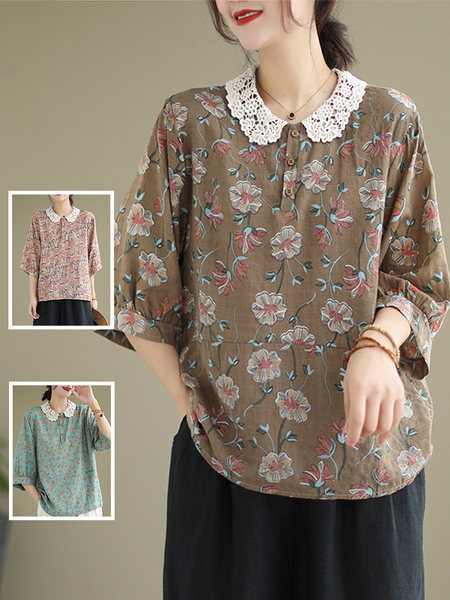 เสื้อลินิน เสื้อผ้าฝ้ายลินิน เสื้อเชิ้ตผ้าลินิน