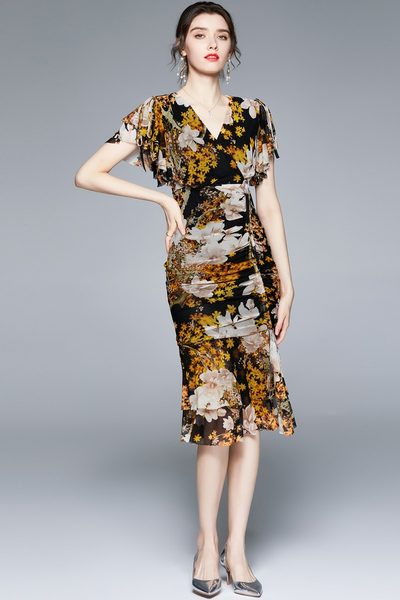 ชุดเดรสยาวสวยๆ ชุดเดรสยาวใส่สบาย ใส่ทำงาน