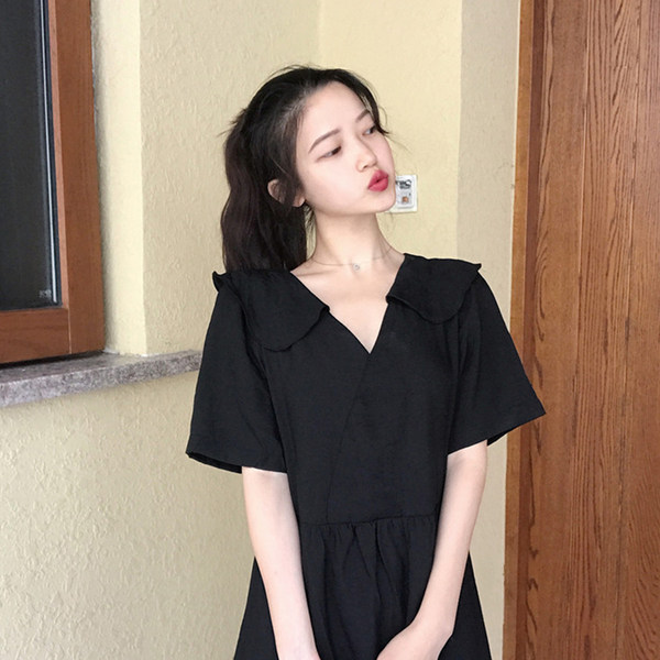 เดรสคนอ้วนวัยรุ่น ชุดเดรสคนอ้วน ชุดเดรสสาวพลัสไซส์