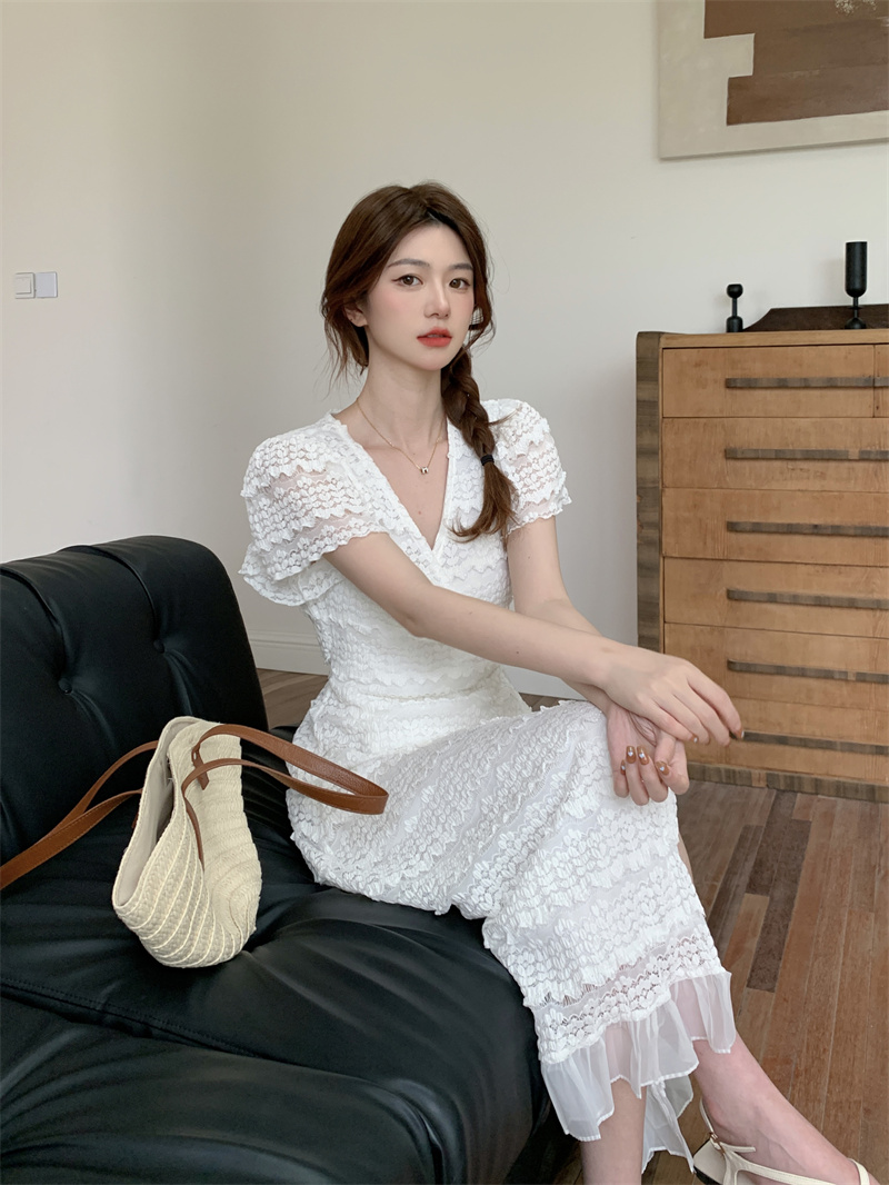 เดรสแขนสั้น มีไซส์ L-4XLอก 38-47 นิ้ว ใส่ได้ทั้งสาวหุ่นดีน่ารักจนถึงสาวอวบพลัสไซส์ จัดส่งฟรี! ทักแชทสั่งซื้อ