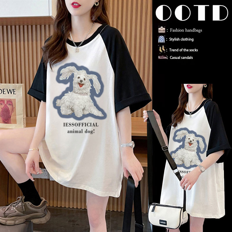 เสื้อยืดคนอ้วนแบบโอเวอร์ไซส์แบบ ulzzang fashion สนใจทักแชท