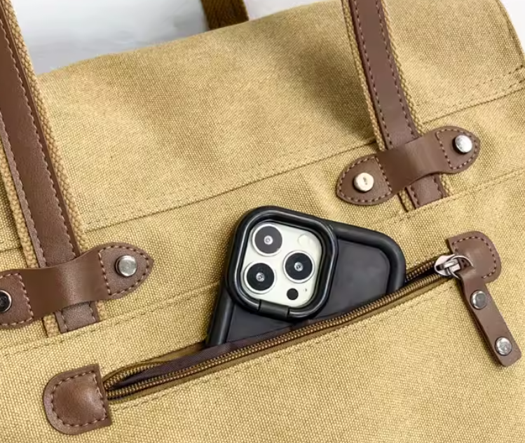 กระเป๋าสะพายผ้าแคนวาส ผู้ชาย แบบวัยรุ่น ดีไซน์เท่ มีสไตล์ มาพร้อมสายสะพาย และ หูหิ้ว ดีไซน์เก๋ 717836