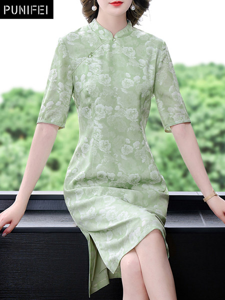 เดรสวัยผู้ใหญ่40-60ปี เดรสคุณแม่ ชุดเดรสทำงานวัยผู้ใหญ่ แบรนด์ MAMA DRESS