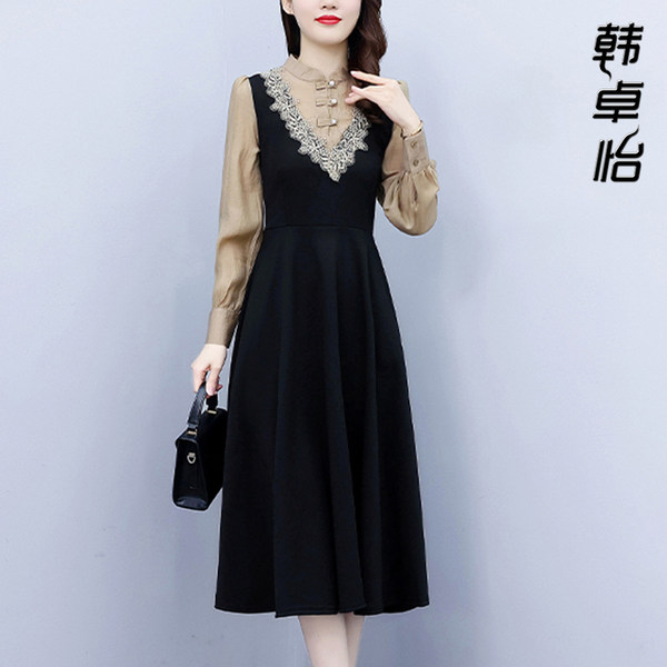 เดรสวัยผู้ใหญ่40-60ปี เดรสคุณแม่ ชุดเดรสทำงานวัยผู้ใหญ่ แบรนด์ MAMA DRESS
