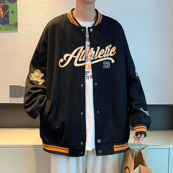เสื้อแจ็คเก็ตเบสบอล เสื้อคลุม เสื้อแขนยาวสไตล์เกาหลี