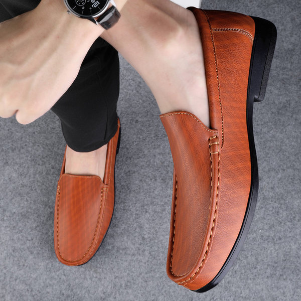 รองเท้าหนังผู้ชาย มีไซส์39-44 รองเท้าโลฟเฟอร์ชาย Slip-On Shoes