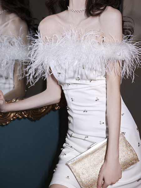 ชุดราตรี ชุดออกงาน ดีไซน์หรู แบรนด์ Angel