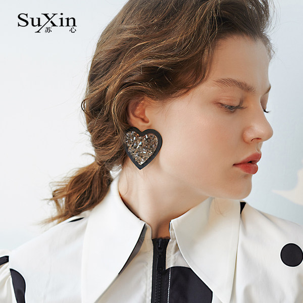ตุ้มหู ต่างหู ต่างหูผู้หญิง By SuXin