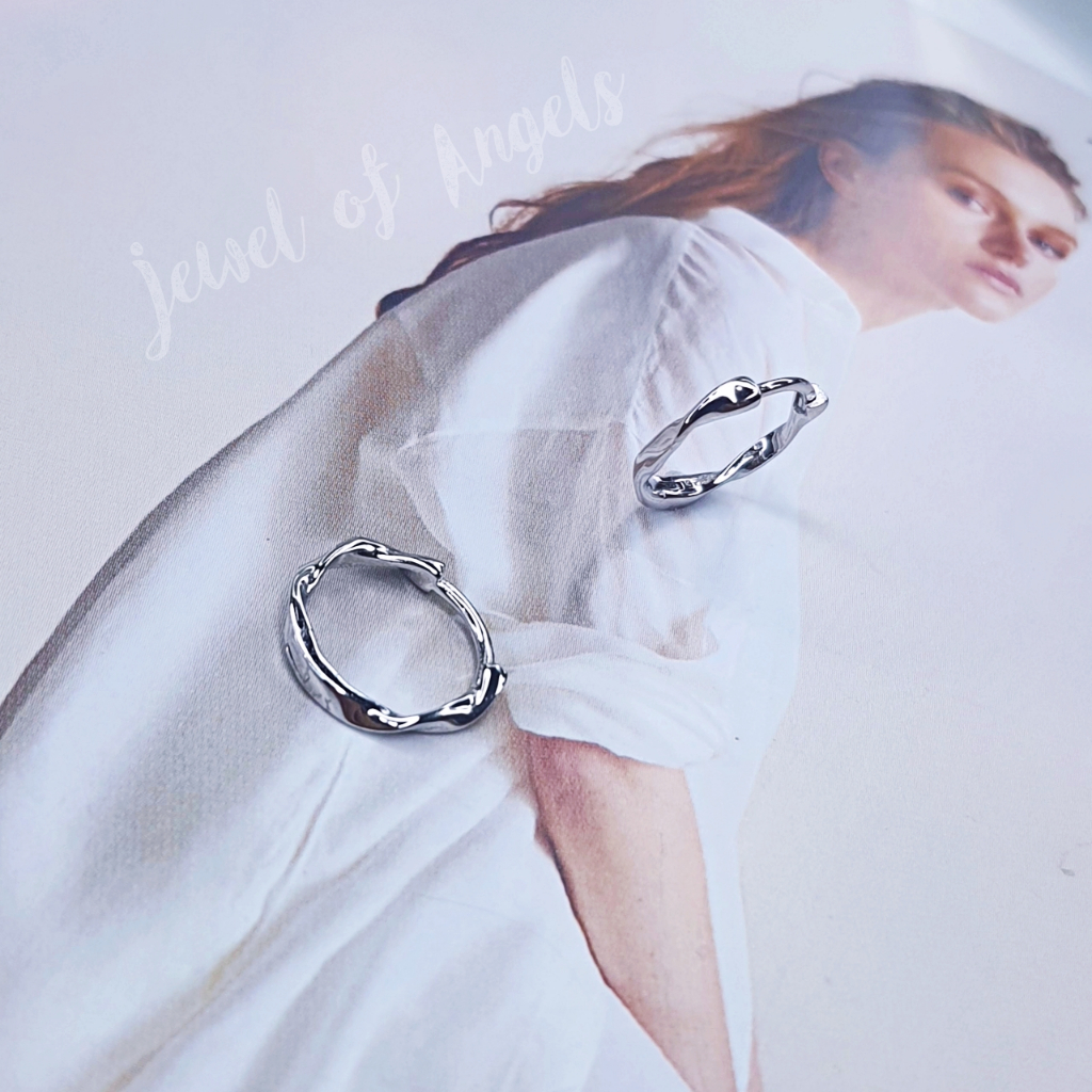 ต่างหูเงินแท้ S925 รุ่น Spin ต่างหูห่วงเล็กเกลียวบิด มินิมอล สูง11.6mm เงินแท้ทั้งชิ้น Silver925