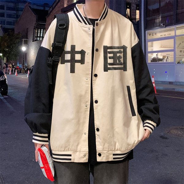 เสื้อแจ็คเก็ตเบสบอล เสื้อคลุม เสื้อแขนยาวสไตล์เกาหลี