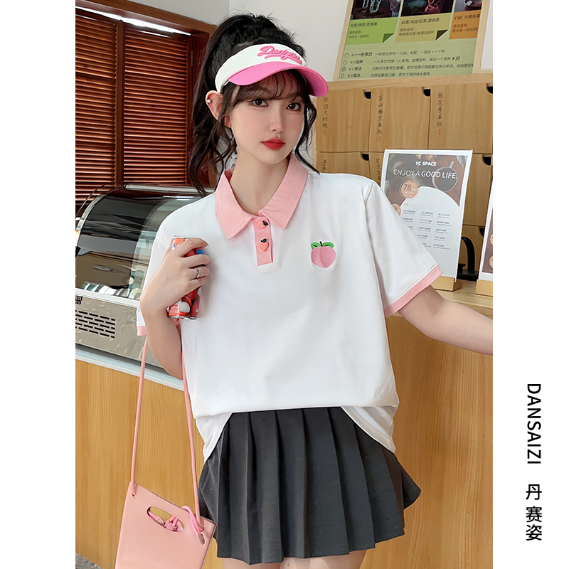 เสื้อผ้าวัยรุ่นเกาหลี เสื้อยืดวัยรุ่นผู้หญิง มีขนาด S M L XL